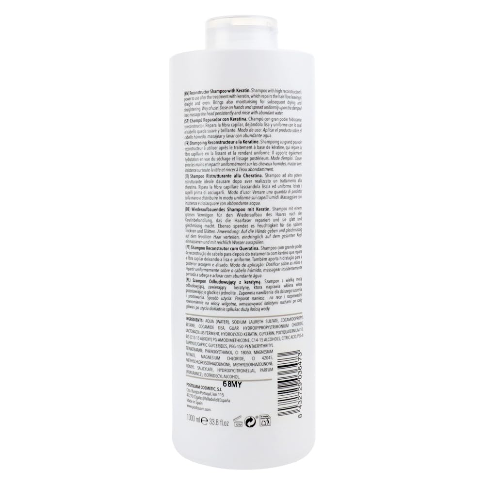 Postquam Keractiv Shampoo Cheratina Ricostruttivo 1000 ml