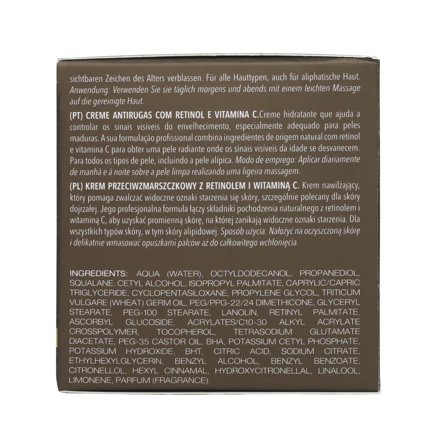 Postquam Retinol A Crema Viso Antirughe 50ml Retinolo Vitamina C