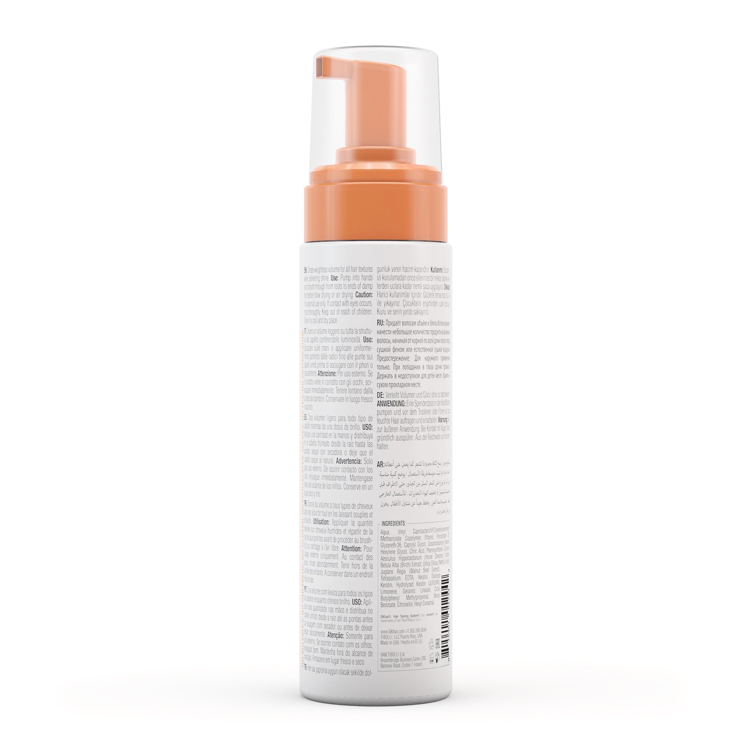 GK Hair Styling Mousse Volume 250ml tutti i tipi