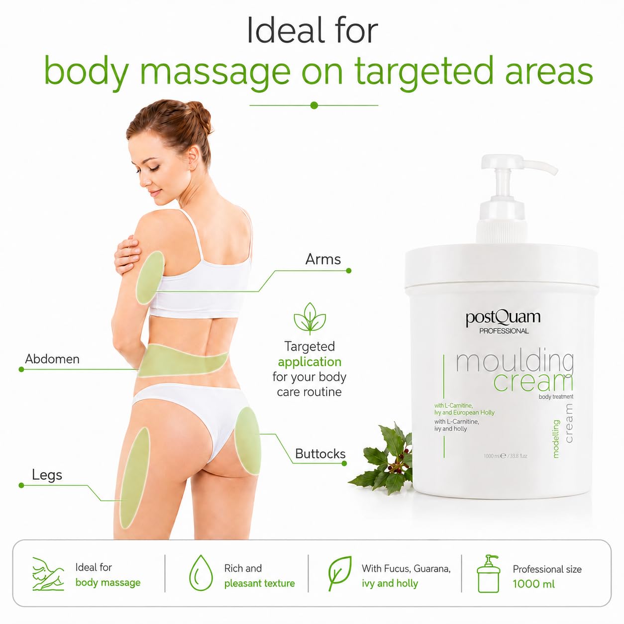 Postquam Sculpt Crema Corpo Modellante 1000 ml Caffeina
