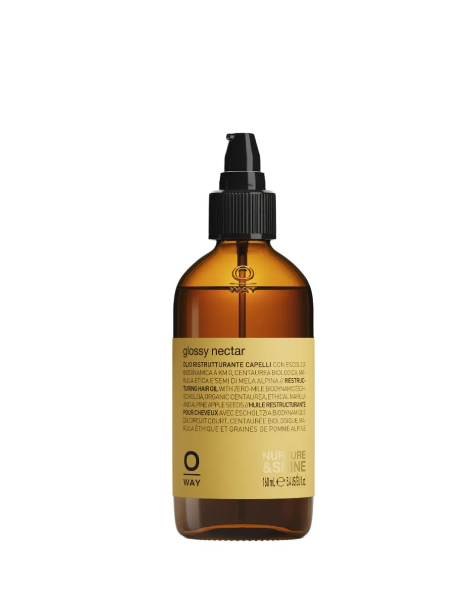 O-Way Hair Care Glossy Nectar Olio Capelli Ristrutturante