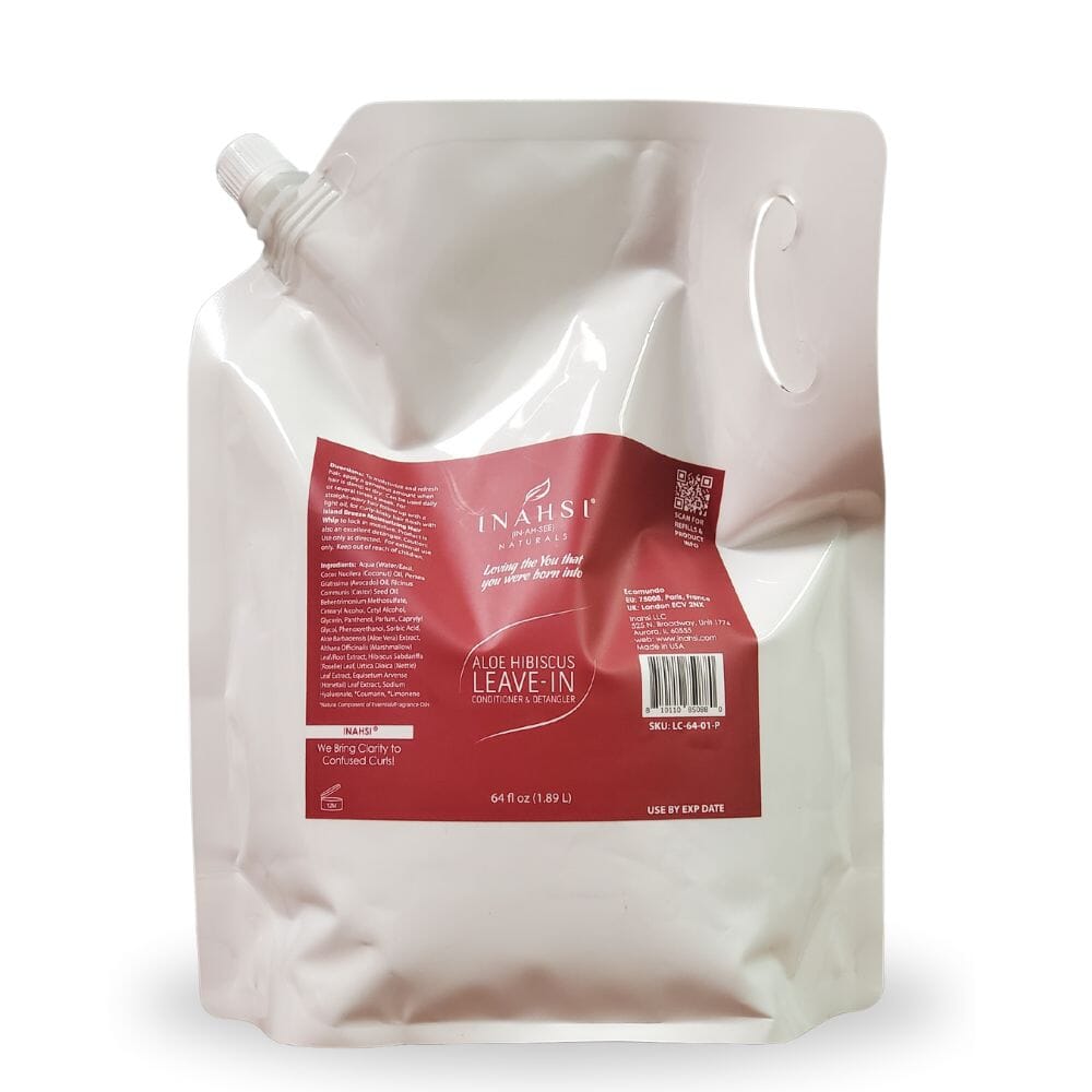 Inahsi Aloe Hibiscus Leave-In Conditioner districante 12oz