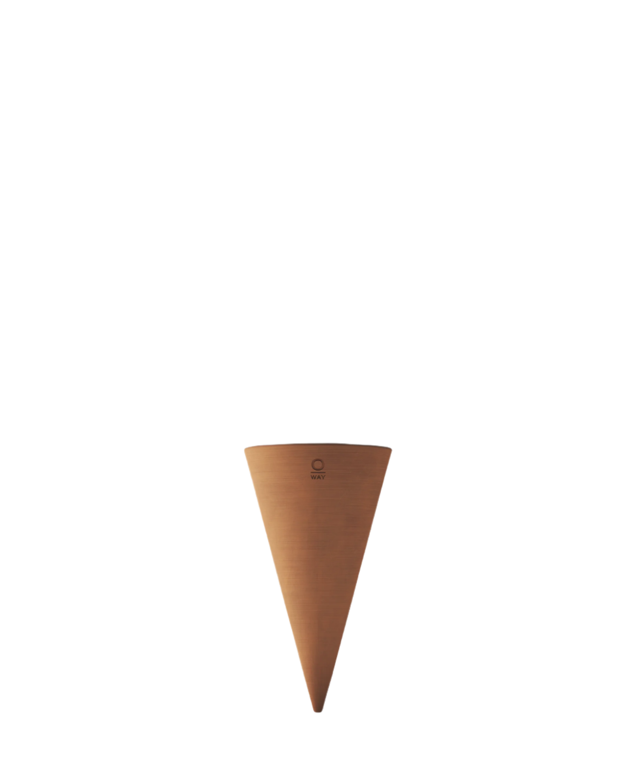 O-Way Artigiano Home Cono in Terracotta per Irrigazione Piante