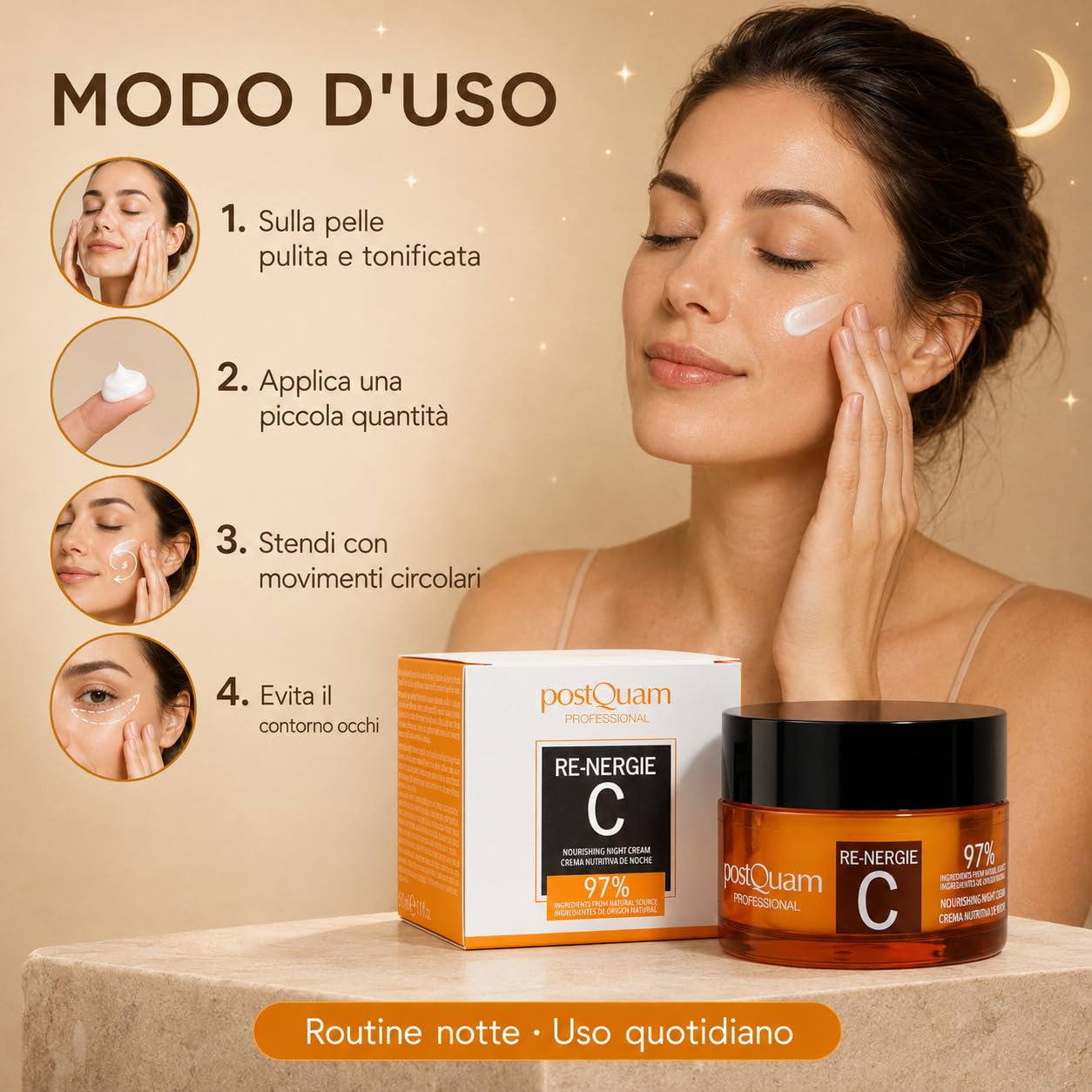 Postquam Vit-C Re-Nergie Crema Notte 50 ml vitamina C
