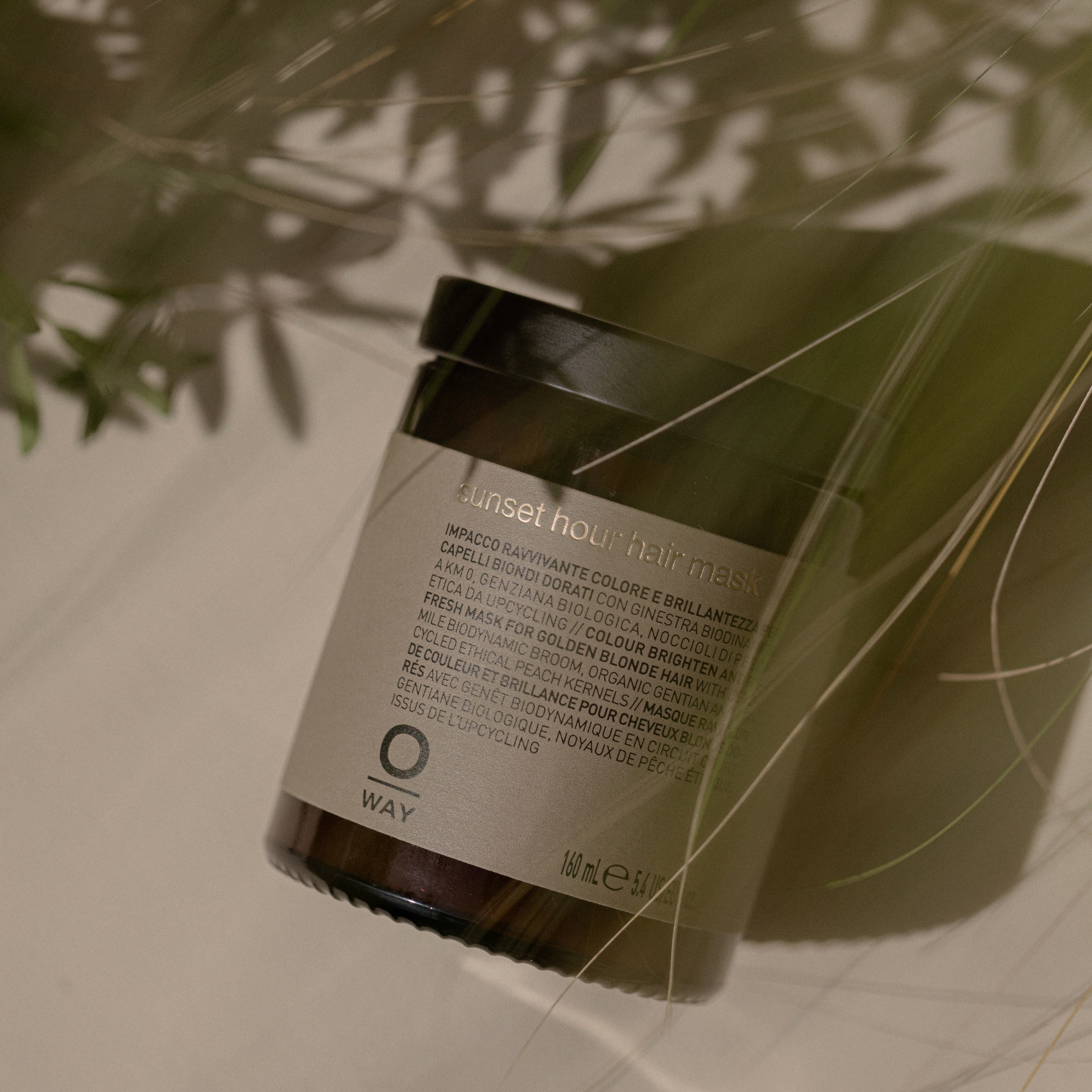 O-Way Hair Care sunset hour hair mask biondo dorato