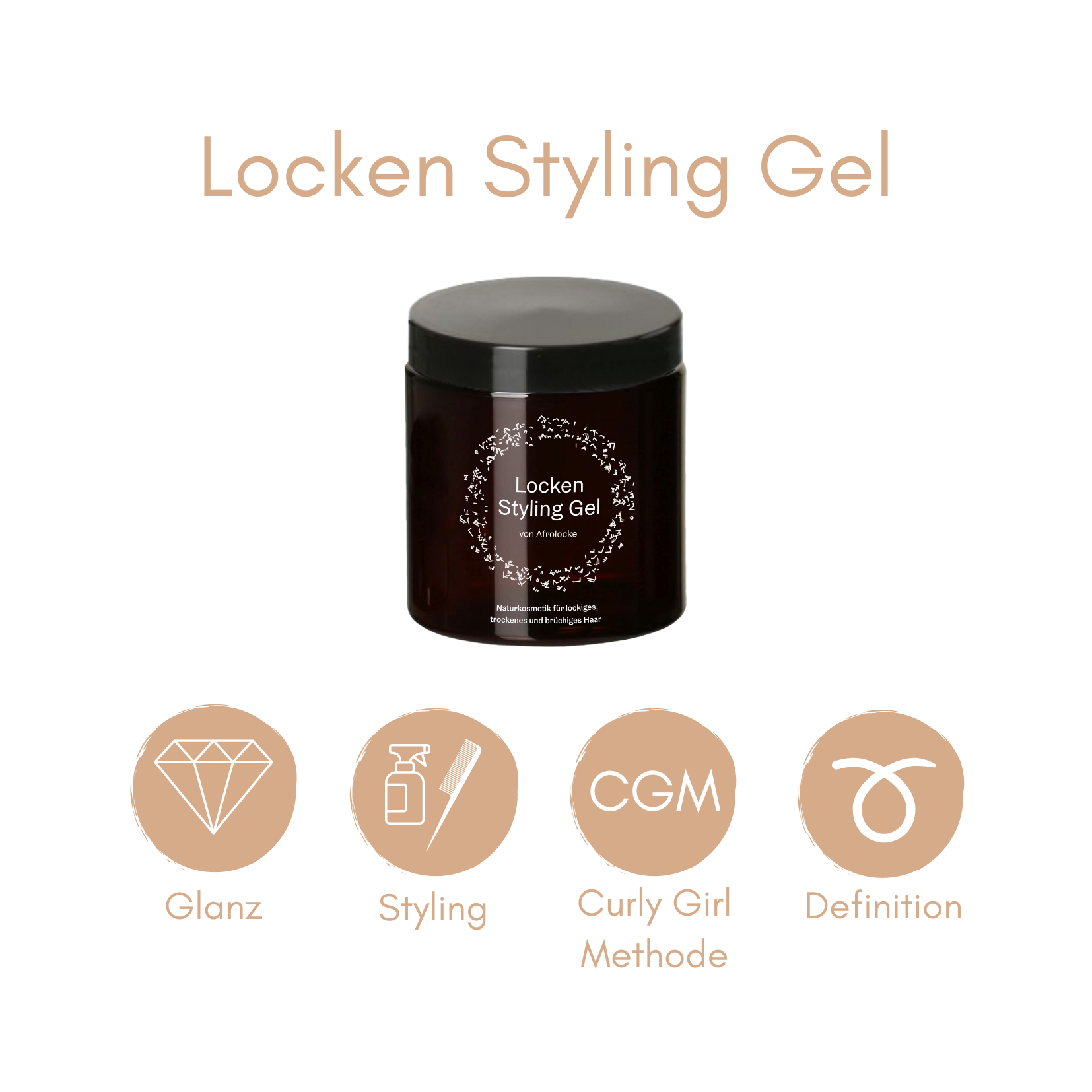 Afrolocke Lockengel Styling Gel capelli ricci tenuta flessibile