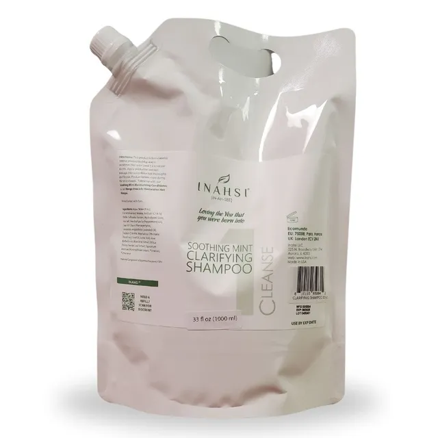 Inahsi Soothing Mint Clarifying Shampoo 33oz menta
