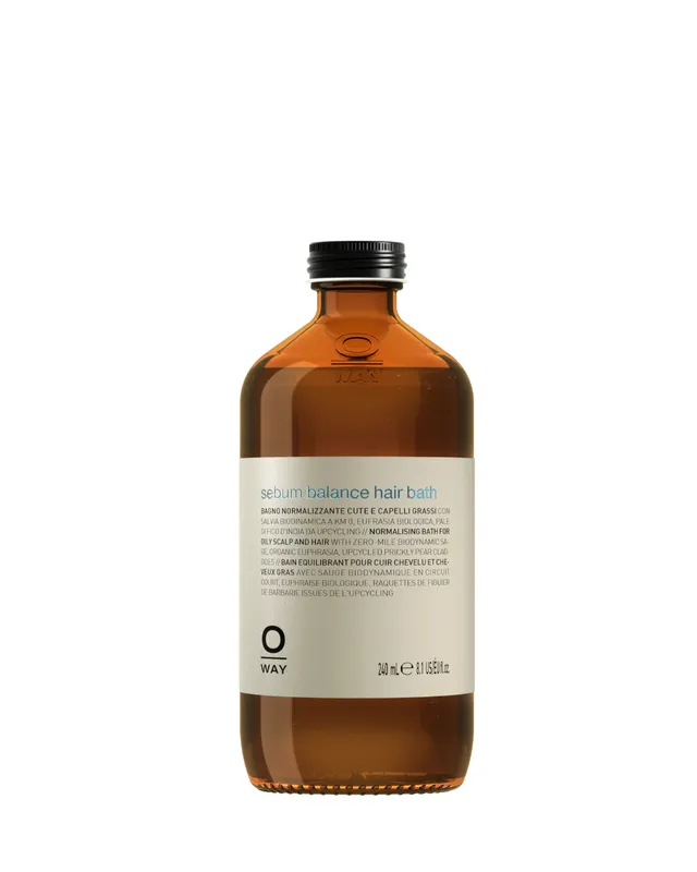 O-Way Hair Care sebum balance hair bath shampoo capelli grassi
