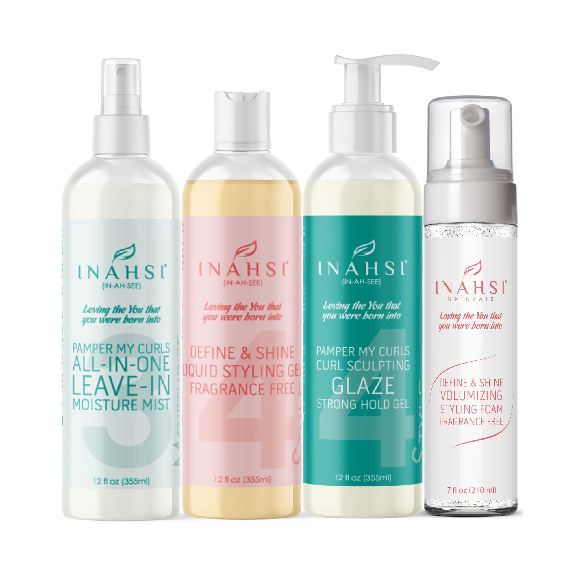Inahsi It's All the Waves kit capelli mossi 12oz styling