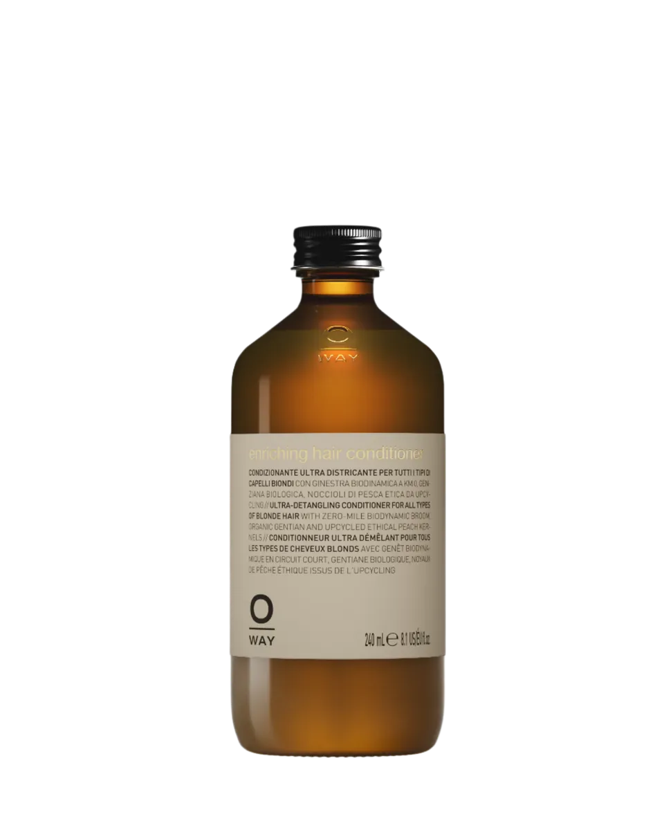 O-Way Hair Care enriching hair conditioner balsamo capelli biondi