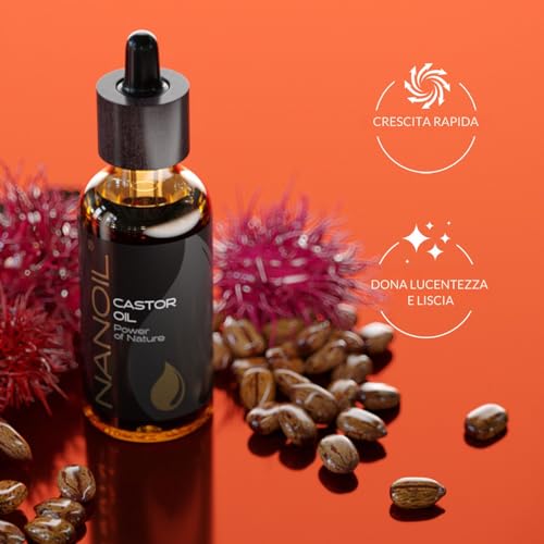 Nanoil Olii olio ricino 50ml spremuto a freddo