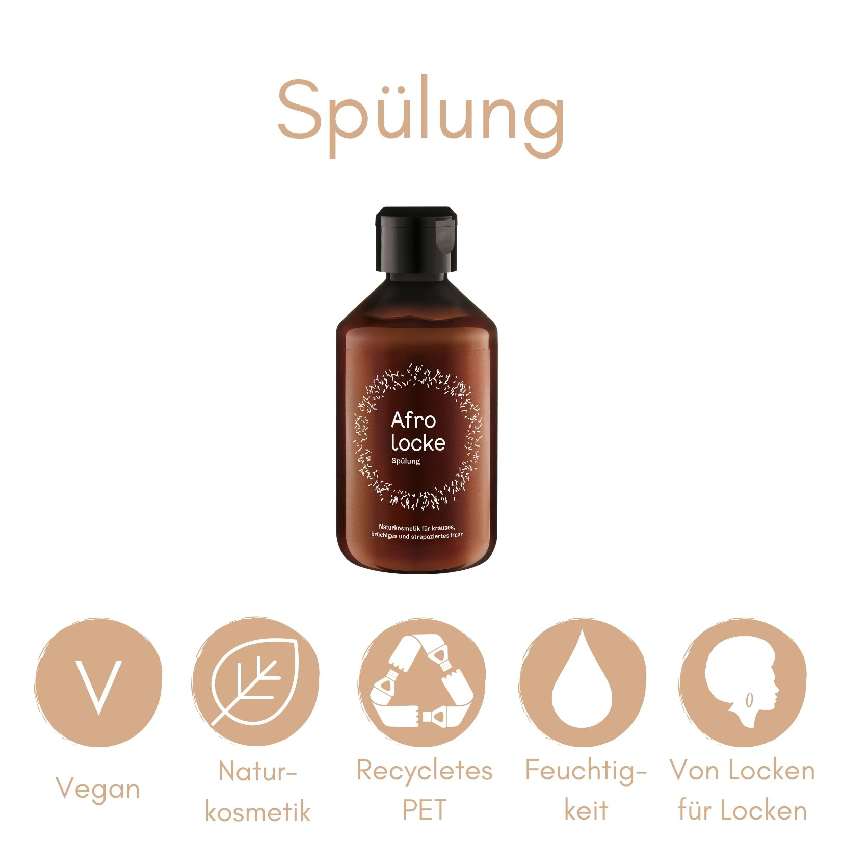 Afrolocke Spülung balsamo capelli ricci e afro idratante