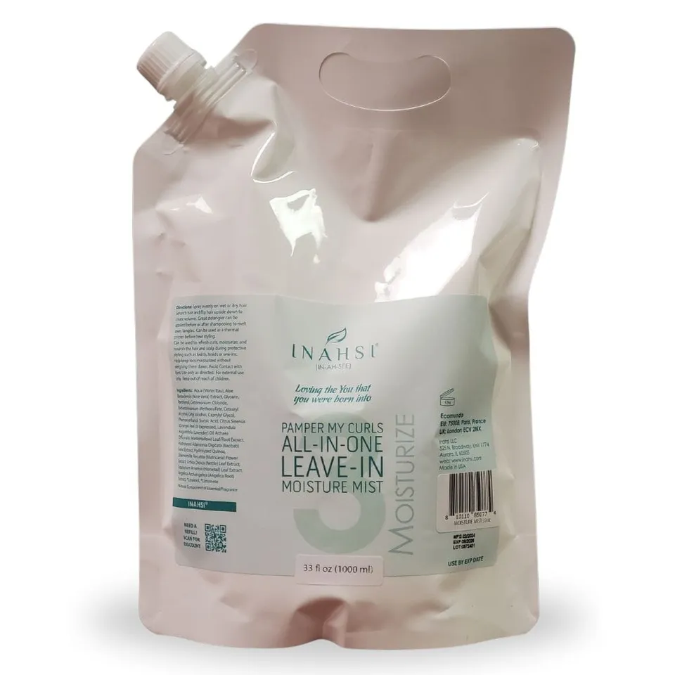 Inahsi Pamper My Curls Spray Mist Leggero 33oz