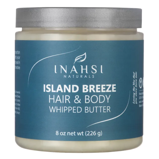 Inahsi Island Breeze burro montato 8oz karite e mango