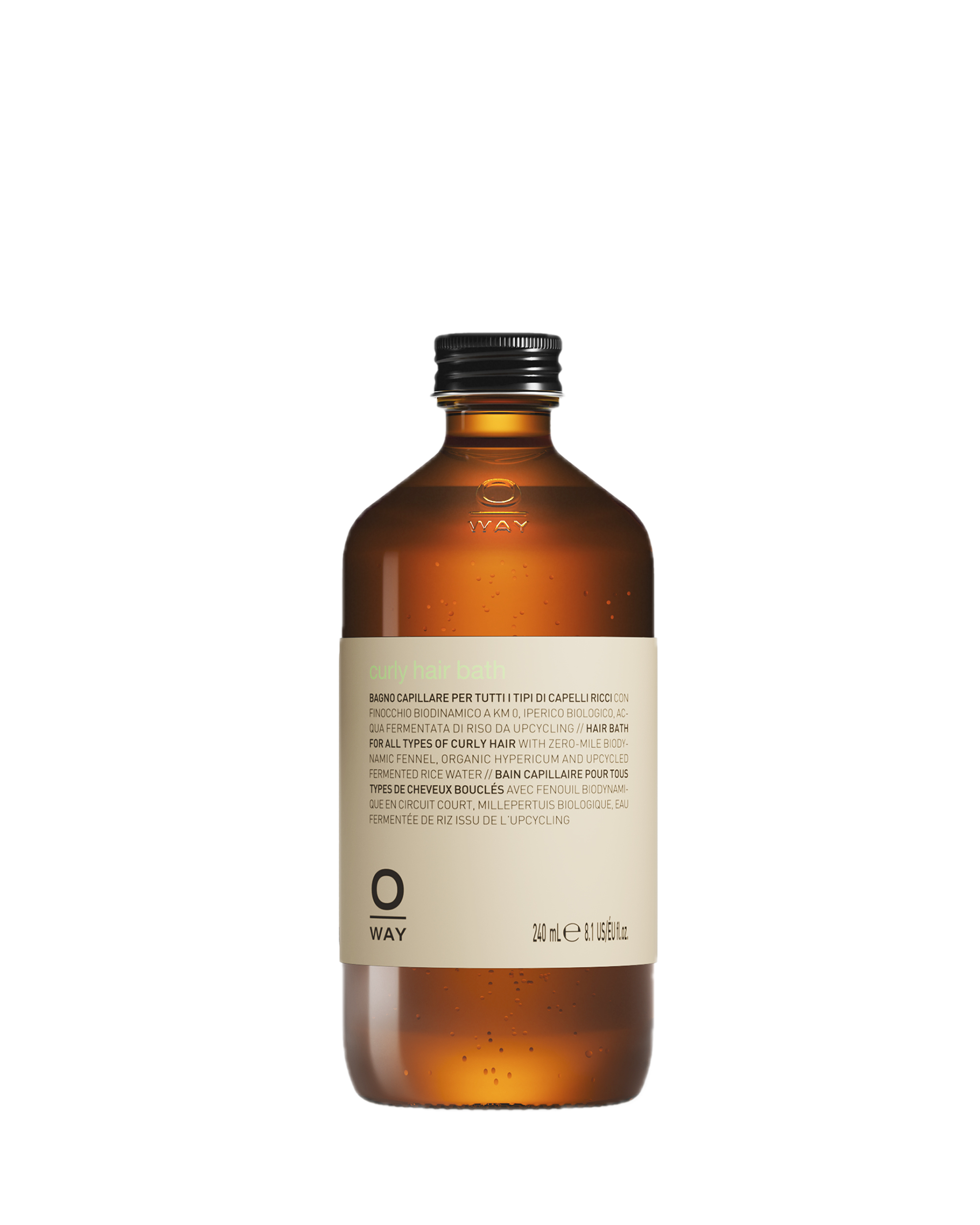 O-Way Hair Care curly hair bath shampoo capelli ricci