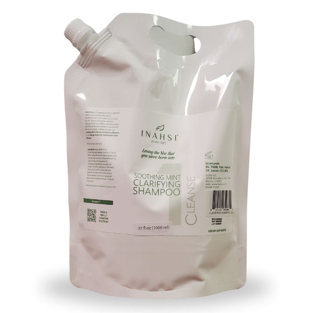 Inahsi Soothing Mint Shampoo Chiarificante 2 oz Menta Piperita
