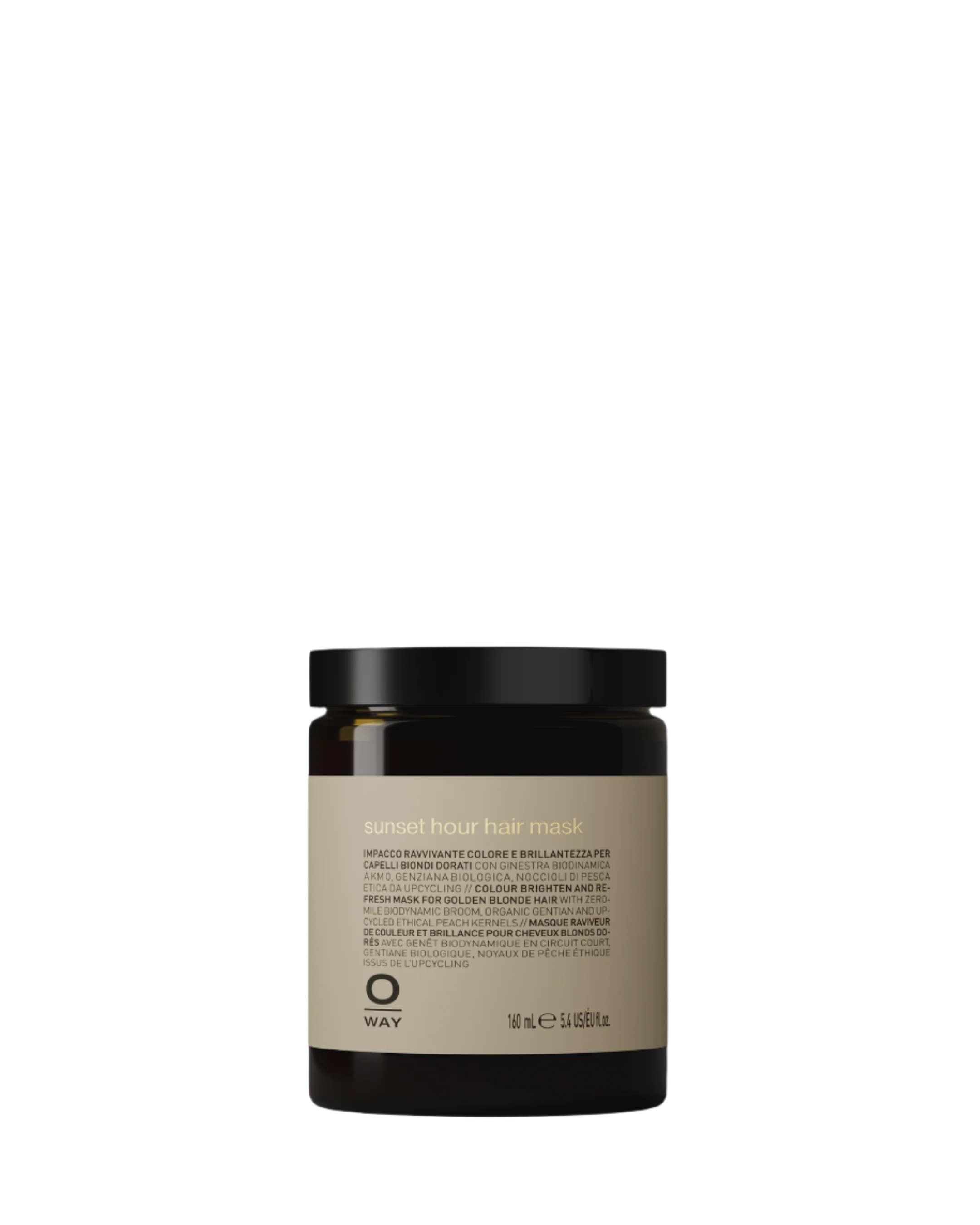 O-Way Hair Care sunset hour hair mask biondo dorato