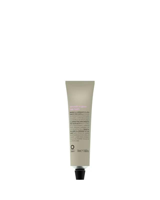 O-Way Smooth'n Glow Hair Bath Shampoo Capelli Lisci 240 ml