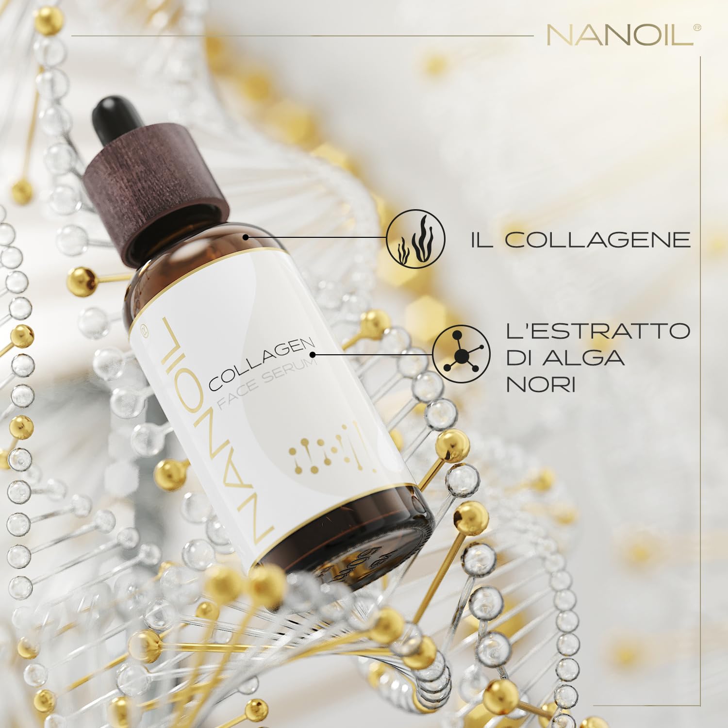 Nanoil Collagen siero viso collagene 50 ml rimpolpante