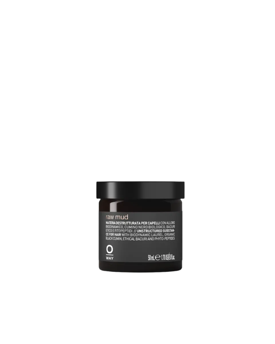 O-Way Body Care Raw Mud pasta capelli modellante